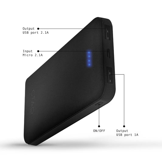 10,000 mAh Super Slim High Performance Portable Power Bank